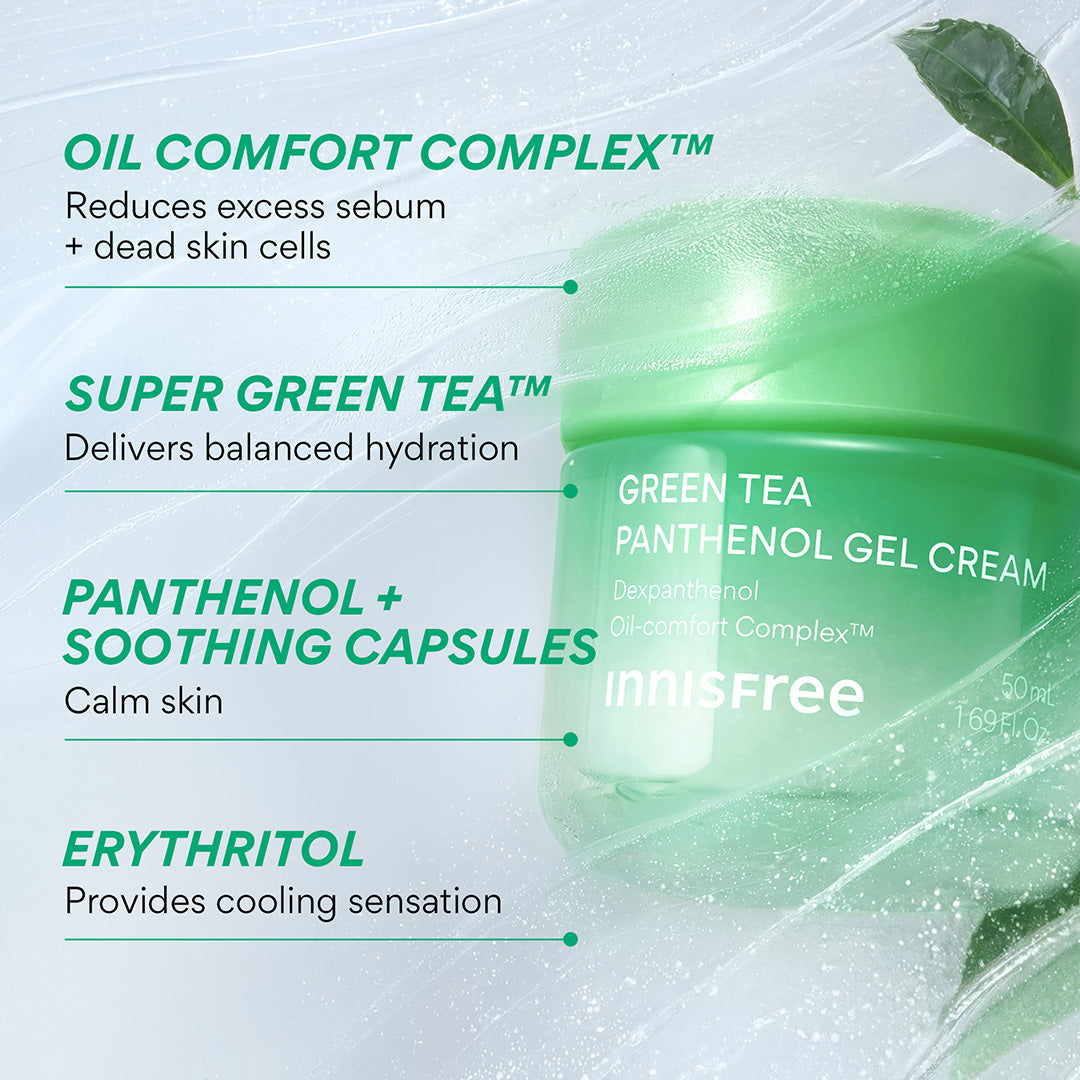 Green Tea Panthenol Gel Cream - Image 5