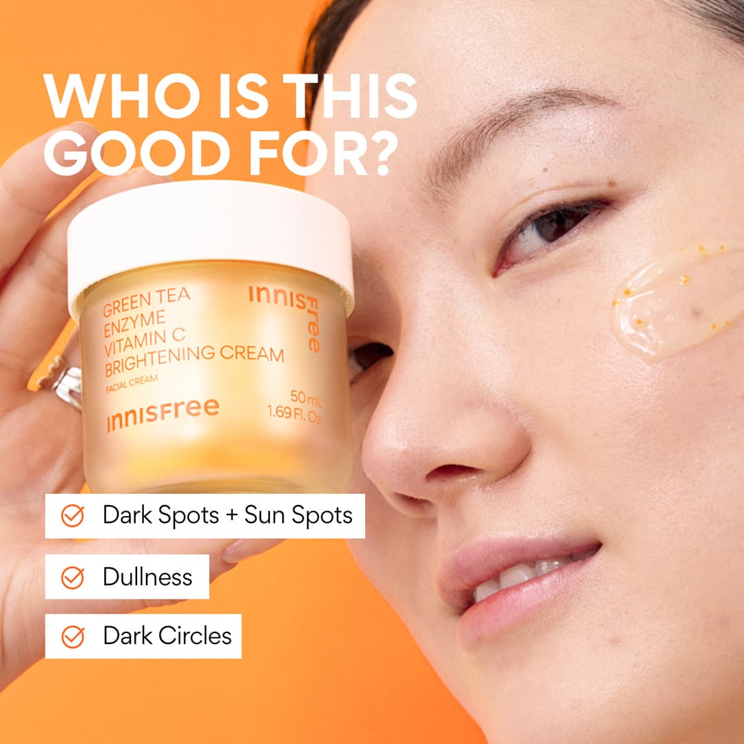 Green Tea Enzyme Vitamin C Brightening Cream - Image 11